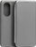 Këllëf libri magnetik Beline për Oppo A98, TPU me lëkurë sintetike, me xhep për karta, gri metalike