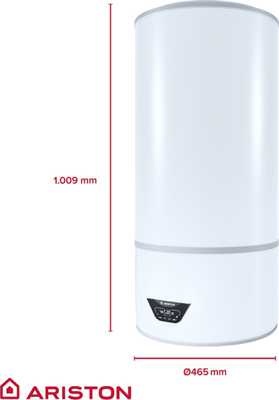 Бојлер за вода Ariston Lydos Hybrid WiFi 80, 1.2 kW, резервоар за кондензација 6.3 L, сив