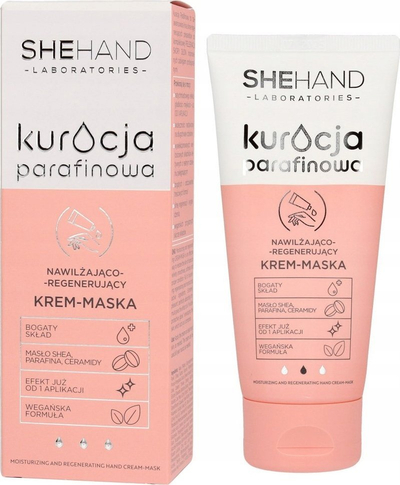 Krem duarsh Shehand Kuracja Parafinowa, krem‑maskë rigjeneruese, 75ml, rozë