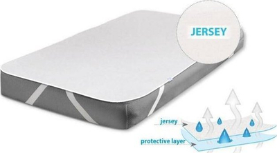 Mbrojtës dysheku Breathable Waterproof Jersey, 200x200 cm, i bardhë
