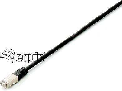 Kabllo EQUIP Patchcord Cat6a, S/FTP, 2m, (605691), e zezë