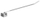 Lidhëse kabllosh Bosch Professional 1600A032GH, set 50 copë, plastike, gri