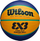 Top basketbolli Wilson FIBA 3x3 JR WTB1133XB, për fëmijë, e verdhë blu