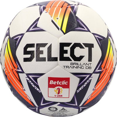 Top futbolli Select Brillant Training DB Betclic 1 Liga R.4, madhësia 4, i bardhë