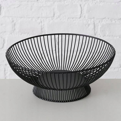 Set tasa dekorativë Boltze Balu, metal, 2 copë, shumëngjyrëshe