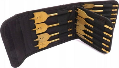 Set matrapikësh për dru Flat Spade Paddle, 16 copa, 6-38 mm
