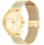 Машки часовник Calvin Klein Iconic Mesh 25200034, кварц, 35mm, златна боја