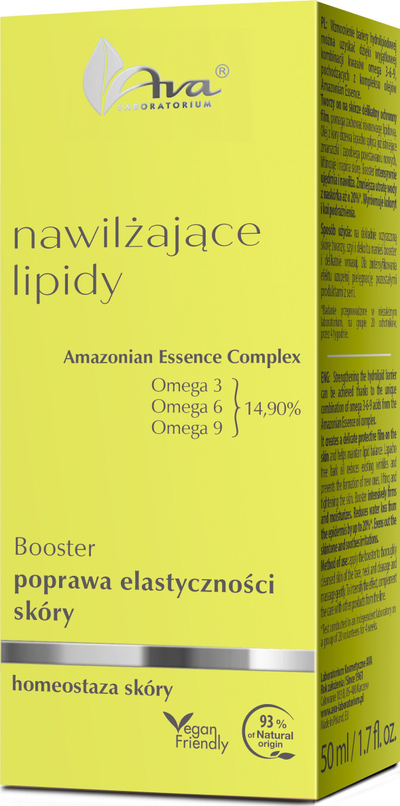 Serum fytyre AVA Moisturizing Lipids Booster, për elasticitet edhe lagështi, për të gjithë tipat e lëkurës