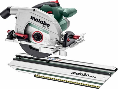 Sharrë rrethore dore Metabo KS 66 Set, 1500W, thellësi prerjeje 66 mm, me shinë KFS 44
