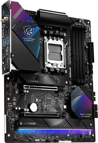 Pllakë amë ASRock X870 Riptide WiFi, AMD AM5, DDR5, e zezë