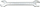 Çelës fiks Forsage F-7541819, 18x19 mm, 220 mm, çelik Cr-V