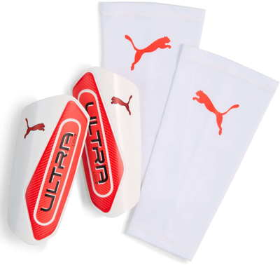 Mbrojtëse kërcu Puma Ultra Light Sleeve, për futboll, të bardha Ultra Red
