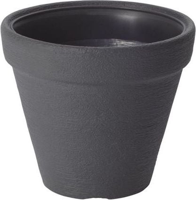 Vazo Flowerpot CLASSIC, plastike, 58cm, ngjyrë antracit