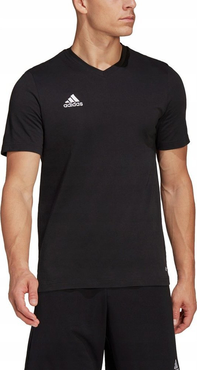 Bluzë adidas Entrada 22 Tee M HC0448, pambuk, e zezë
