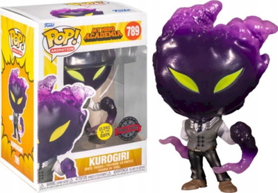 Figurë vinili Funko Pop My Hero Academia Kurogiri, 9cm, që ndizet në errësirë, vjollcë