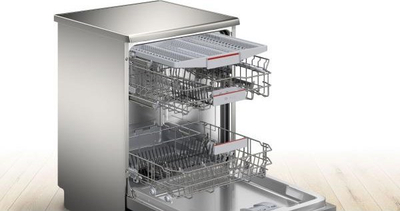 Машина за миење садови BOSCH SMS4HVI00E, 60 cm, инокс против отпечатоци, сребрена
