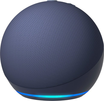 Altoparlant i mençur Amazon Echo Dot 5, me Alexa, Bluetooth, blu