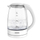 Vlores elektrik Heinner HEK-2200GWH, 1.7L, 2200W, qelq transparent i bardhë