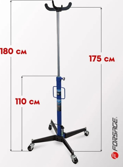 Ngritës hidraulik për kambjo Forsage F-TEL05005, 0.5t, 1100-1850mm, i kuq