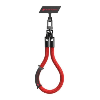 Lidhëse telefoni Audi Sport, universale, 28 cm, e kuqe