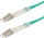 Kabllo fibrë optike Madex LC Duplex MM OM3, 50/125µm, 2m, blu-jeshile