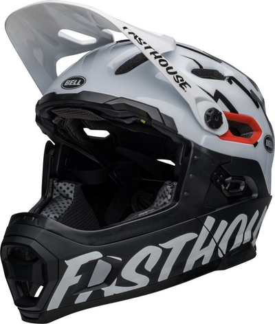 Helmetë çiklizmi Bell Super DH Mips, MIPS, pjesë mjekre e heqshme, e zezë