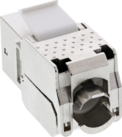 Keystone RJ45 InLine 76202S, CAT.6A, i blinduar, metalik