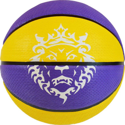Top basketbolli Nike Lebron James Playground 8P 2.0, madhësia 7, për jashtë, e verdhë lejla