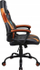 Karrige gaming Dragon Ball Z Junior, ergonomike, me rrota, e zezë portokalli
