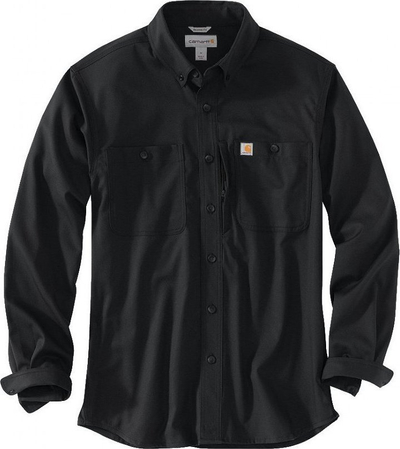 Këmishë pune Carhartt Rugged Professional, Rugged Flex, Stain Breaker, e zezë, S