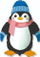 Balon foli Godan Penguin, 61 cm, shumëngjyrësh
