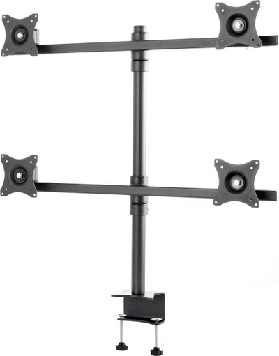 Mbajtëse tavoline për 4 monitorë Edbak SV07, 17-27"