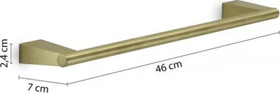 Mbajtëse peshqiri Gedy TONALE TN21-45, 45 cm, inoks, ari mat