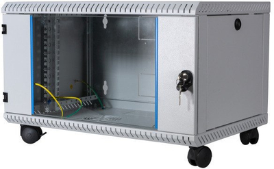 Kabinet rrjeti EFB Elektronik 691712VGR.50, rack 12U, 50kg, gri