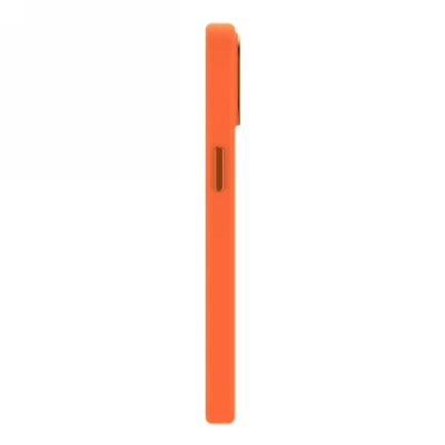 Mbulesë telefoni Decoded Silicone Backcover për iPhone 15 Plus, me MagSafe, ngjyrë portokalli apricot