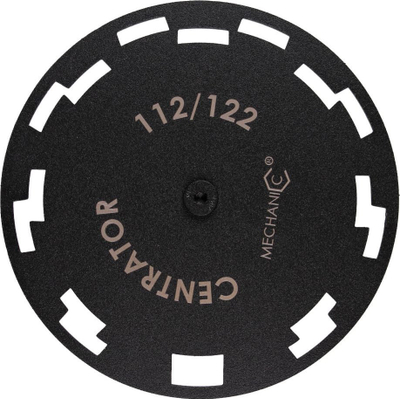 Pajisje centririmi Mechanic Distar RS RM TX 112 122, diametër 110mm, për stërvitje diamanti, e zezë