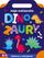 Libër ngjyrosjeje Zielona Sowa My Little Suitcase Dinosaurs, me ngjitëse, për fëmijë