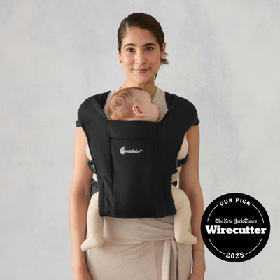 Mbajtëse bebe Ergobaby Embrace, ergonomike, për të porsalindur, e zezë