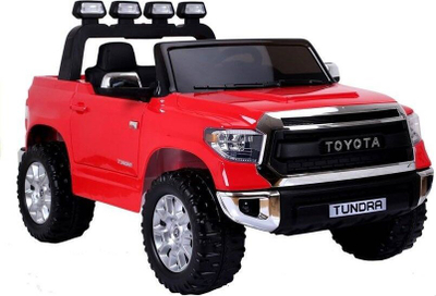 Makina elektrike për kalamaj Toyota Tundra, 12V, 2x45W, e kuqe