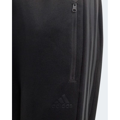Pantallona sportive Adidas Tiro Suit-Up Woven Jr IB3796, për fëmijë, me xhepa me zinxhir, të zeza