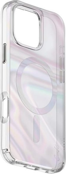 Mbulesë telefoni Uniq Coehl Savon për iPhone 16 Pro 6.3", magnetike, transparente Bubble Prism