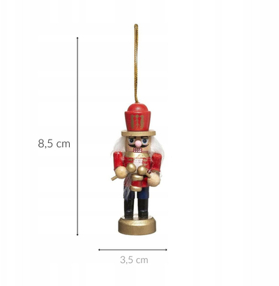 Set figurina Krishtlindjesh Feeric Christmas, 4 Nutcracker prej druri, shumëngjyrëshe