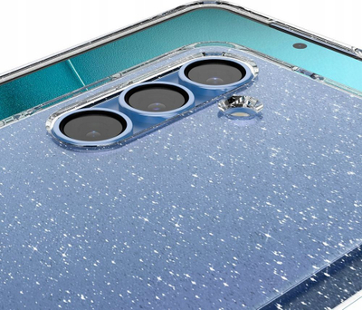 Kapak telefoni Spigen Liquid Crystal Glitter, për Galaxy S25, transparent me shkëlqim