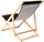 Shezlong Martes Sunbed MS 92800602598, dru pishe, palosës, bezhë
