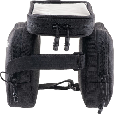 Çantë për kornizën e biçikletës Martes Navbag, xhep për smartphone 18x8 cm, me reflektues, e zezë