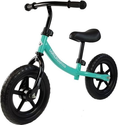 Biçikletë balancuese LEAN TOYS Lorenzo Sport, 12", çelik, mentol