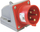 Prizë murale industriale PCE 524-6, 32A 400V 3P+PE, IP44, gri e kuqe