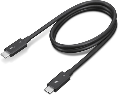Kabllo Lenovo Thunderbolt 4 Passive 0.7m, USB-C në USB-C, i zi