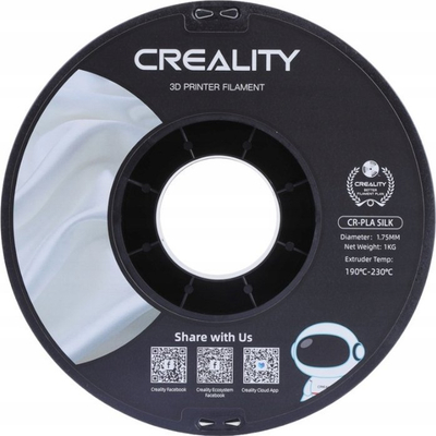 Filament 3D Creality Silk PLA, 1.75mm, Rainbow, me shkëlqim