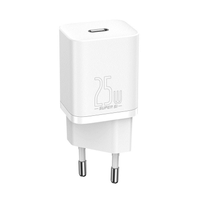 Karikues muri Baseus Super Si TZCCSUP-L02, 25W, 1x USB-C, i bardhë